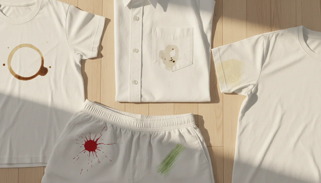 How to Get Rid Of Common Stains on Clothes (6 Ways)