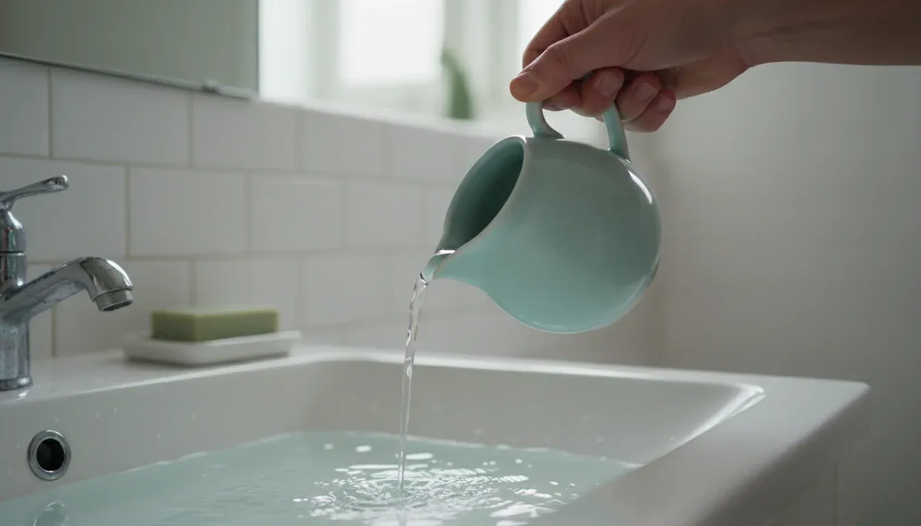 using neti pot for nasal irrigation to relieve ear congestion