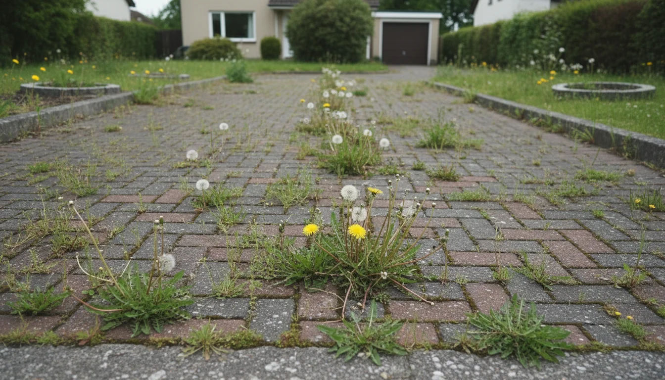 How to Get Rid of Weeds in Driveways and Patios: 7 fixes